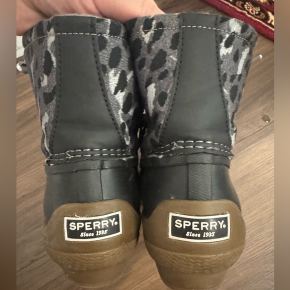 Sperry Black and Gray Boots - Picture 3 of 5
